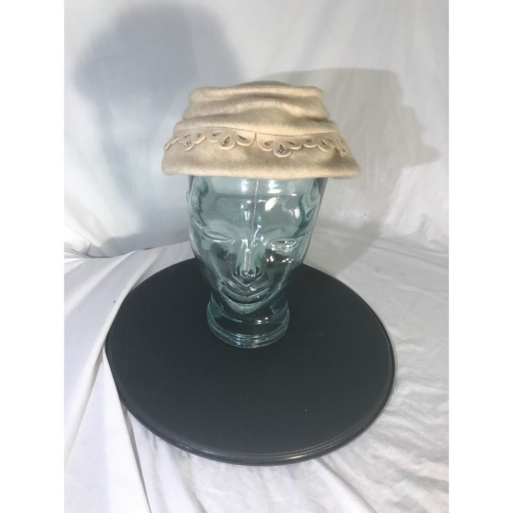 Vintage Pillbox 1950s NEUMANN ENGLER Rhinestones